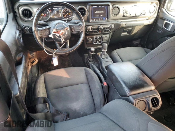 2021 Jeep Gladiator Willys с VIN 1C6HJTAGXML527617, выставлен на аукционе Copart как лот 59110005 с пробегом 39 279 миль миль и Списание • Salvage title. История ставок и продаж доступна на DreamBid. Изображение 8.