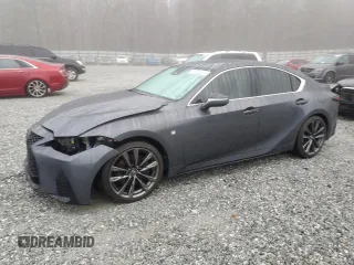 2024 Lexus IS with VIN JTHGA1D28R5131043, listed as a Copart auction lot 83838504 with 3,784 mi miles and Salvage Title. Bid and sale history available at carsss.com. Image 1.