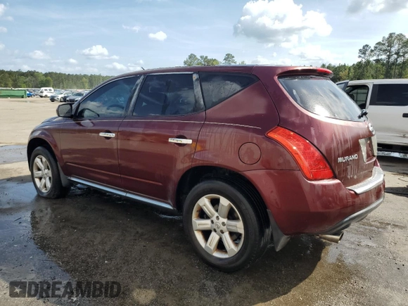 2007 Nissan Murano SL z VIN JN8AZ08T67W515959, wystawiony jako Copart lot #51770265 z przebiegiem 167 154 mil mil oraz Szkoda całkowita • Salvage title. Historia ofert i sprzedaży dostępna na DreamBid. Obrazek 2.