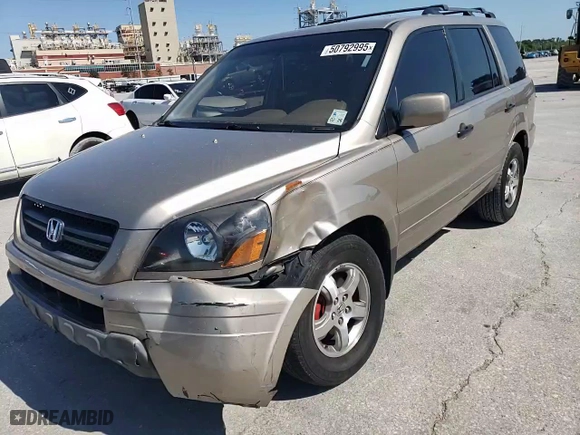 2004 Honda Pilot EX with VIN 2HKYF18564H594948, listed as a Copart auction lot 50792995 with 149,702 mi miles and Salvage Title. Bid and sale history available at carsss.com. Image 12.
