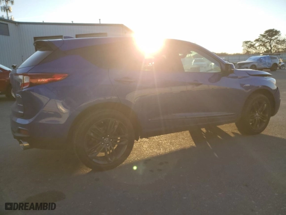 2019 Acura RDX w/A-Spec Pkg with VIN 5J8TC2H64KL015239, listed as a Copart auction lot 47698255 with 74,283 mi miles and Salvage Title. Bid and sale history available at carsss.com. Image 3.