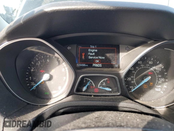 2018 Ford Focus SE z VIN 1FADP3FE6JL232769, wystawiony jako Copart lot #87667595 z przebiegiem 124 496 mil mil oraz Szkoda całkowita • Salvage title. Historia ofert i sprzedaży dostępna na DreamBid. Obrazek 9.