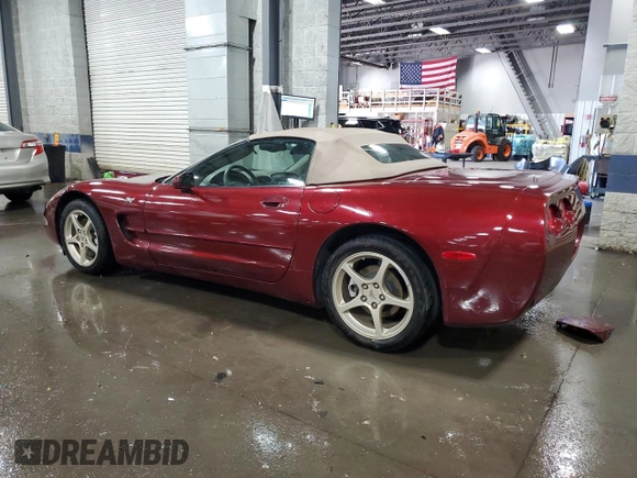 2003 Chevrolet Corvette with VIN 1G1YY32G035131954, listed as a Copart auction lot 72819494 with 65,089 mi miles and Salvage Title. Bid and sale history available at carsss.com. Image 2.