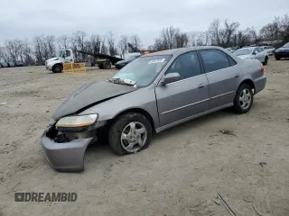 2000 Honda Accord EX z VIN 1HGCG5655YA158270, wystawiony jako Copart lot #49037855 z przebiegiem Nie podano mil oraz Szkoda całkowita • Salvage title. Historia ofert i sprzedaży dostępna na DreamBid. Obrazek 1.