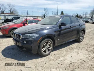 2016 BMW X6 xDrive50i with VIN 5UXKU6C56G0R33806, listed as a Copart auction lot 53855165 with 144,274 mi miles and Clean Title. Bid and sale history available at carsss.com. Image 1.