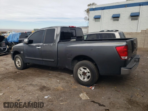 2004 Nissan Titan SE with VIN 1N6AA06A84N539876, listed as a Copart auction lot 80282844 with Not Provided miles and Salvage Title. Bid and sale history available at carsss.com. Image 2.