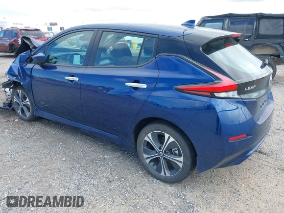2022 Nissan LEAF SV Plus with VIN 1N4BZ1CV9NC562177, listed as a IAAI auction lot 41625927 with 32,103 mi miles and . Bid and sale history available at DreamBid. Image 3.