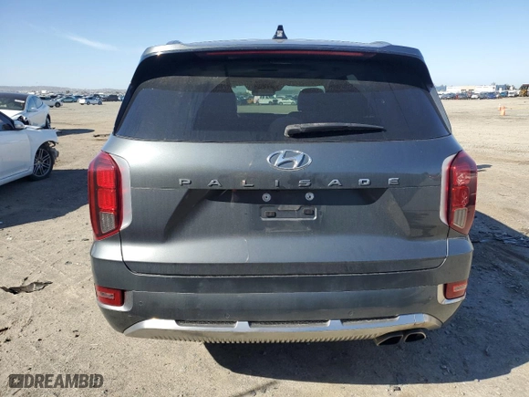 2022 Hyundai Palisade Calligraphy with VIN KM8R74HE8NU458097, listed as a Copart auction lot 49747825 with 14,973 mi miles and Salvage Title. Bid and sale history available at carsss.com. Image 6.
