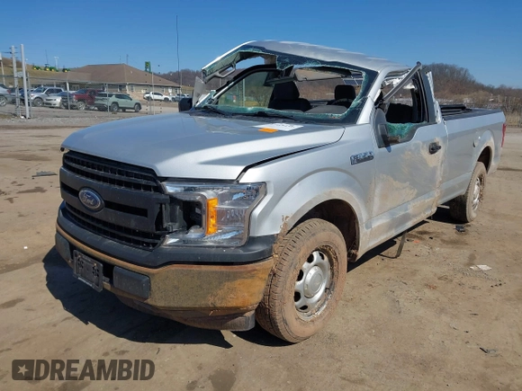 2019 Ford F-150 XL with VIN 1FTMF1CPXKKC81522, listed as a IAAI auction lot 41763416 with 375,402 mi miles. Bid and sale history available at carsss.com. Image 18.