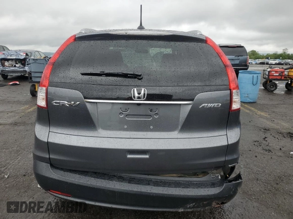 2013 Honda CR-V EX-L z VIN 2HKRM4H77DH617781, wystawiony jako Copart lot #57979735 z przebiegiem 54 382 mil mil oraz Szkoda całkowita • Salvage title. Historia ofert i sprzedaży dostępna na DreamBid. Obrazek 6.