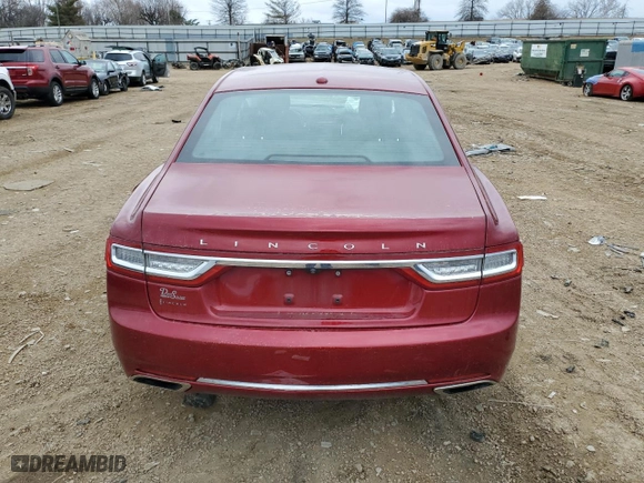 2017 Lincoln Continental Select with VIN 1LN6L9SP9H5610652, listed as a Copart auction lot 41947913 with 30,739 mi miles. Bid and sale history available at carsss.com. Image 6.