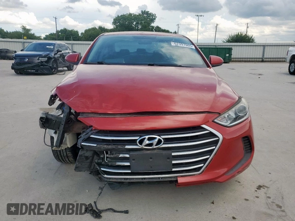 2017 Hyundai Elantra SE with VIN 5NPD84LF6HH009401, listed as a Copart auction lot 62397005 with 81,254 mi miles and Salvage title. Bid and sale history available at DreamBid. Image 5.