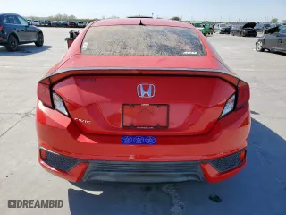 2017 Honda Civic Coupe LX-P with VIN 2HGFC4B05HH311017, listed as a Copart auction lot 49796385 with 92,986 mi miles and Salvage Title. Bid and sale history available at carsss.com. Image 6.