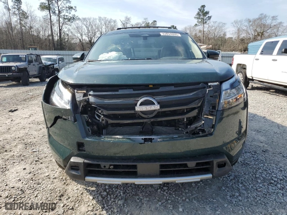 2024 Nissan Pathfinder SL with VIN 5N1DR3CB4RC242402, listed as a Copart auction lot 43834655 with 25,287 mi miles and Salvage Title. Bid and sale history available at carsss.com. Image 5.