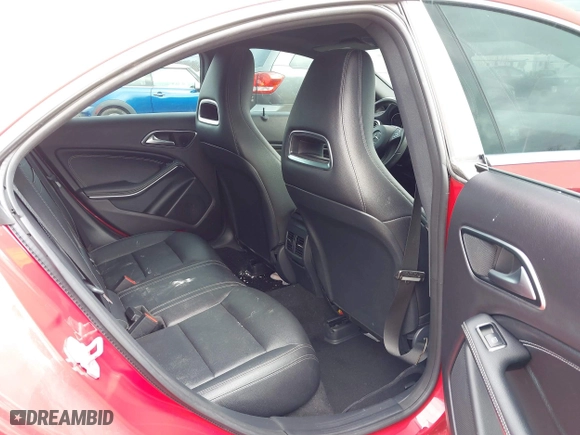 2018 Mercedes-Benz CLA with VIN WDDSJ4GB7JN595119, listed as a IAAI auction lot 41782982 with 105,071 mi miles. Bid and sale history available at carsss.com. Image 8.