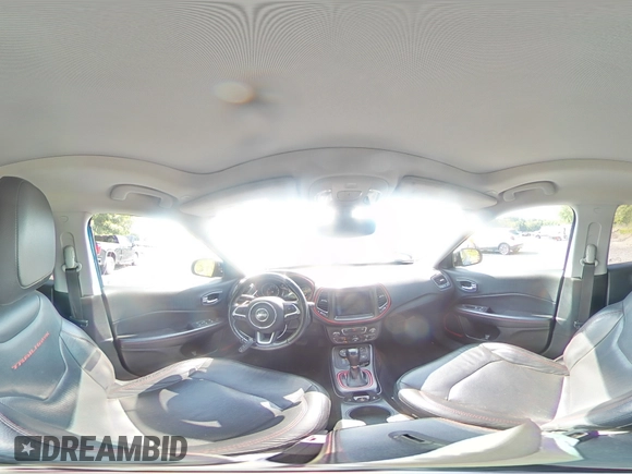 2018 Jeep Compass Trailhawk with VIN 3C4NJDDB7JT179423, listed as a Copart auction lot 61458605 with 100,949 mi miles and Salvage title. Bid and sale history available at DreamBid. Image 15.