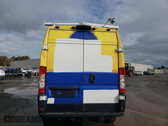 2021 Ram ProMaster Cargo with VIN 3C6LRVBG8ME564901, listed as a Copart auction lot 43367985 with Not Provided miles and Salvage Title. Bid and sale history available at carsss.com. Image 6.