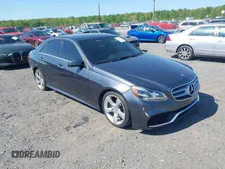 2014 Mercedes-Benz E 350 Sport with VIN WDDHF5KB8EA985121, listed as a IAAI auction lot 42124448 with 96,412 mi miles and . Bid and sale history available at DreamBid. Image 1.