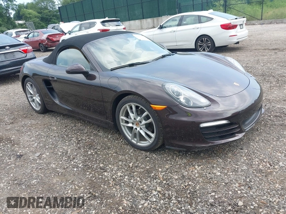 2014 Porsche Boxster with VIN WP0CA2A81ES121030, listed as a IAAI auction lot 42690064 with 47,257 mi miles and . Bid and sale history available at DreamBid. Image 1.