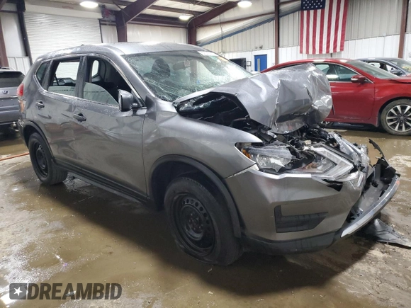2017 Nissan Rogue SV with VIN KNMAT2MV8HP551180, listed as a Copart auction lot 62375215 with Not provided miles and Salvage title. Bid and sale history available at DreamBid. Image 4.