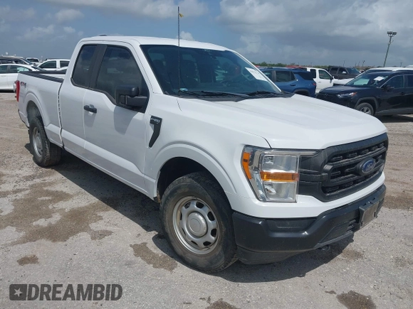 2022 Ford F-150 XL with VIN 1FTFX1E55NKD43897, listed as a IAAI auction lot 42512714 with 55,078 mi miles and . Bid and sale history available at DreamBid. Image 1.
