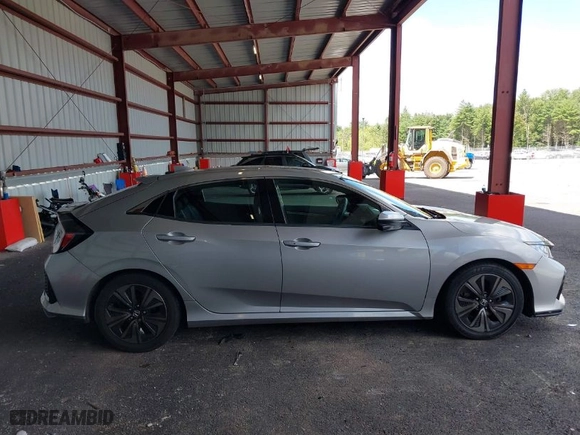 2017 Honda Civic Hatchback EX with VIN SHHFK7H57HU424333, listed as a IAAI auction lot 40090339 with 75,329 mi miles. Bid and sale history available at carsss.com. Image 13.