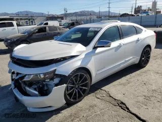 2016 Chevrolet Impala LTZ with VIN 2G1145S33G9202711, listed as a Copart auction lot 42456765 with 48,659 mi miles and Salvage Title. Bid and sale history available at carsss.com. Image 1.