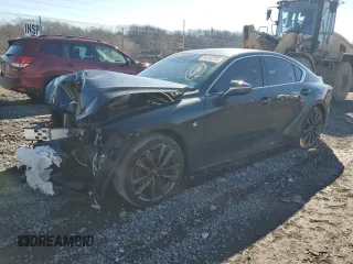 2022 Lexus IS 350 F Sport with VIN JTHGZ1E20N5026160, listed as a Copart auction lot 85390704 with 25,953 mi miles and Salvage title. Bid and sale history available at DreamBid. Image 1.