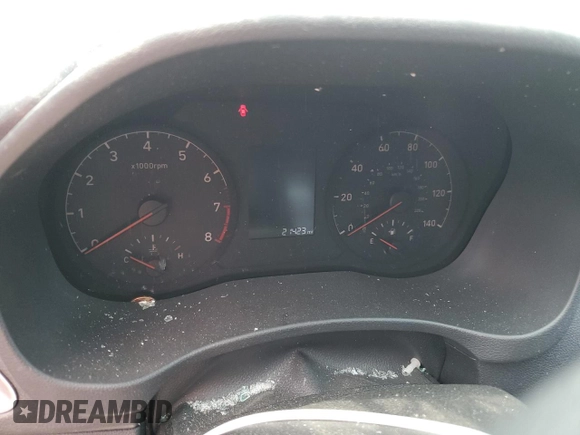 2022 Hyundai Accent SE with VIN 3KPC24A60NE183156, listed as a Copart auction lot 53238185 with 21,423 mi miles and Salvage title. Bid and sale history available at DreamBid. Image 9.