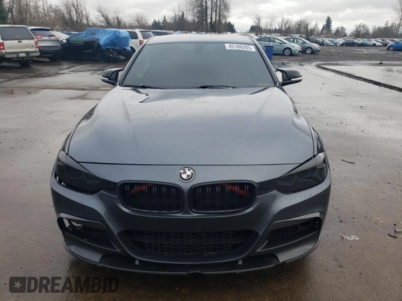 2015 BMW 3 Series 320i with VIN WBA3B1G51FNT05062, listed as a Copart auction lot 45186205 with 74,388 mi miles and Salvage Title. Bid and sale history available at carsss.com. Image 5.