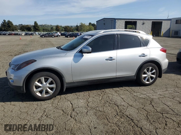 2010 Infiniti EX Journey with VIN JN1AJ0HRXAM753360, listed as a Copart auction lot 53159885 with 140,068 mi miles and Salvage Title. Bid and sale history available at carsss.com. Image 1.