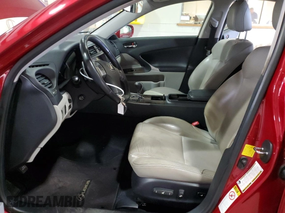 2012 Lexus IS 250 with VIN JTHCF5C24C5054431, listed as a Copart auction lot 48362825 with Not Provided miles and Salvage Title. Bid and sale history available at DreamBid. Image 7.