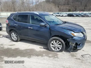 2015 Nissan Rogue S with VIN KNMAT2MVXFP578751, listed as a Copart auction lot 50409875 with 174,142 mi miles and Salvage Title. Bid and sale history available at carsss.com. Image 4.