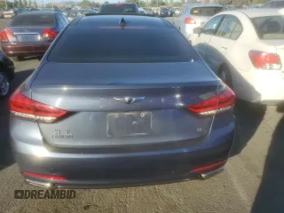 2015 Hyundai Genesis 3.8L with VIN KMHGN4JEXFU055909, listed as a Copart auction lot 70344764 with Not Provided miles and Salvage Title. Bid and sale history available at carsss.com. Image 6.