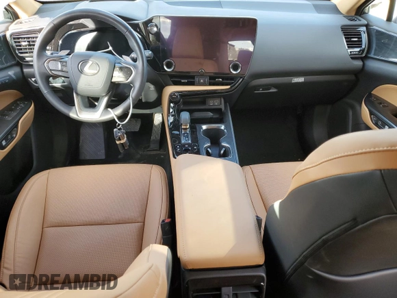 2023 Lexus NX with VIN 2T2GKCEZ0PC015689, listed as a Copart auction lot 78589424 with 13,428 mi miles and Salvage Title. Bid and sale history available at carsss.com. Image 8.