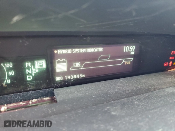 2010 Toyota Prius II with VIN JTDKN3DU1A0206423, listed as a Copart auction lot 48172245 with 193,845 mi miles and Salvage Title. Bid and sale history available at DreamBid. Image 9.