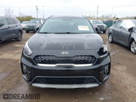 2020 Kia Niro LX with VIN KNDCB3LC5L5442939, listed as a IAAI auction lot 42006101 with 93,689 mi miles and . Bid and sale history available at DreamBid. Image 13.