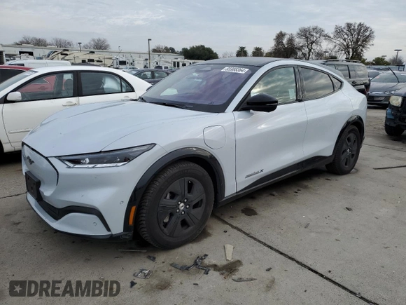 2021 Ford Mustang Mach-E California Route 1 with VIN 3FMTK2R79MMA47688, listed as a Copart auction lot 85988364 with 80,908 mi miles and Salvage Title. Bid and sale history available at DreamBid. Image 1.