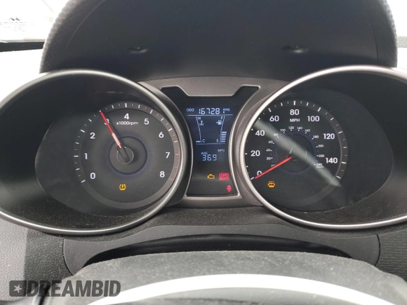 2016 Hyundai Veloster z VIN KMHTC6AD9GU302135, wystawiony jako Copart lot #81881264 z przebiegiem 167 281 mil mil oraz Szkoda całkowita • Salvage title. Historia ofert i sprzedaży dostępna na DreamBid. Obrazek 9.