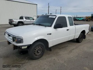 1997 Ford Ranger XL with VIN 1FTCR14A4VPB15565, listed as a Copart auction lot 77610414 with 206,192 mi miles and Salvage Title. Bid and sale history available at carsss.com. Image 1.