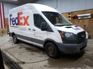 2017 Ford Transit with VIN 1FTYR2XMXHKA69906, listed as a Copart auction lot 85126754 with 261,708 mi miles and Salvage title. Bid and sale history available at DreamBid. Image 4.