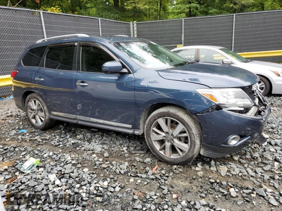 2013 Nissan Pathfinder SV with VIN 5N1AR2MM2DC609755, listed as a Copart auction lot 64289294 with 127,927 mi miles and Salvage Title. Bid and sale history available at carsss.com. Image 4.