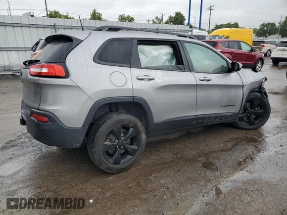 2016 Jeep Cherokee Altitude with VIN 1C4PJMCB0GW103491, listed as a Copart auction lot 57629645 with Not provided miles and Salvage title. Bid and sale history available at DreamBid. Image 3.