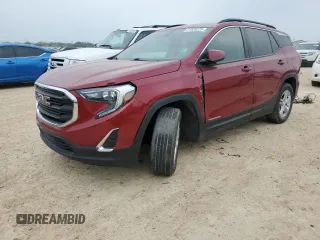 2019 GMC Terrain SLE with VIN 3GKALMEV2KL367595, listed as a Copart auction lot 51835225 with 0 mi miles and Clean Title. Bid and sale history available at carsss.com. Image 1.