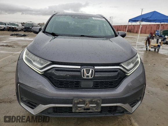 2021 Honda CR-V Touring with VIN 2HKRW1H9XMH410392, listed as a Copart auction lot 47211795 with 48,763 mi miles and Salvage Title. Bid and sale history available at carsss.com. Image 5.