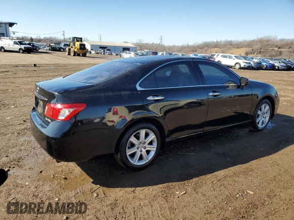 2009 Lexus ES 330 with VIN JTHBJ46G192326388, listed as a Copart auction lot 46501215 with 131,911 mi miles and Salvage Title. Bid and sale history available at DreamBid. Image 3.