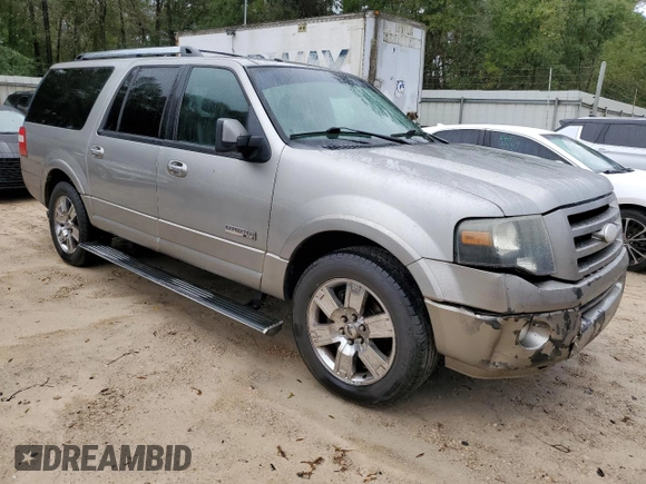 2008 Ford Expedition EL Limited with VIN 1FMFK19598LA05020, listed as a Copart auction lot 81521414 with 0 mi miles and Salvage Title. Bid and sale history available at carsss.com. Image 4.