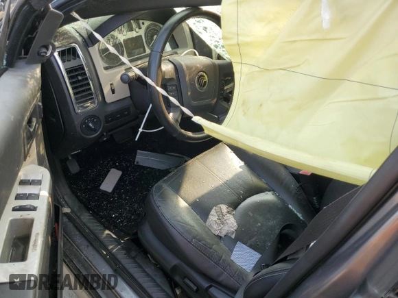 2009 Mercury Mariner Premier with VIN 4M2CU97G39KJ16748, listed as a Copart auction lot 60787005 with 191,206 mi miles and Salvage title. Bid and sale history available at DreamBid. Image 8.