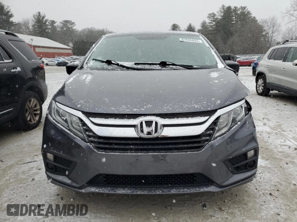2018 Honda Odyssey LX with VIN 5FNRL6H28JB013928, listed as a Copart auction lot 87695025 with 194,390 mi miles and Salvage Title. Bid and sale history available at carsss.com. Image 5.