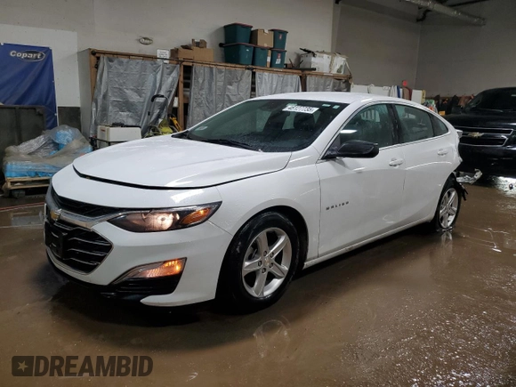 2023 Chevrolet Malibu LS with VIN 1G1ZC5ST4PF160045, listed as a Copart auction lot 48127735 with 69,302 mi miles and Salvage Title. Bid and sale history available at DreamBid. Image 1.